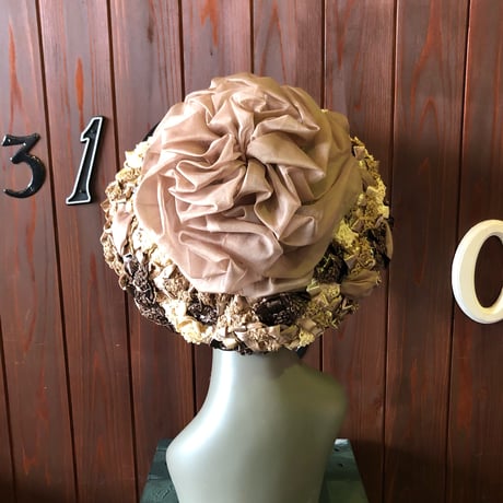 60’S STRAW CROSS DRESS HAT [S-2011]