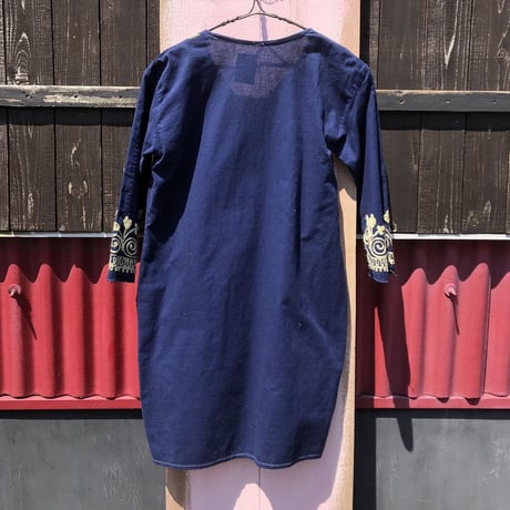 70’S AFGHAN EMBROIDERY SHIRT [S-1088]