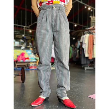 80’SSTRIPE DENIM PANTS [S-3739]