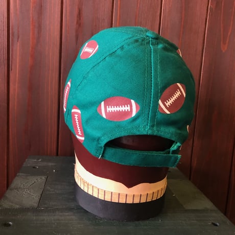 RUGBYBALL PRINT CAP [S-0472]