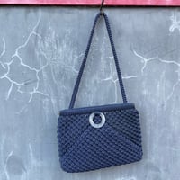 70’S NYLON CROCHET BAG [S-1019]