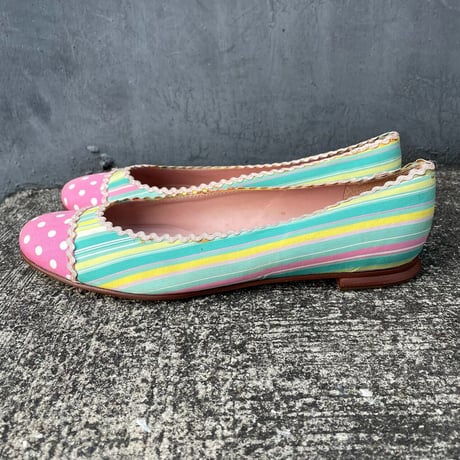 " Lilly Pulitzer" DESIGN FLAT SHOES 25.5㎝ [S-4317]