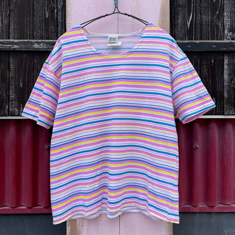 80'S BORDER TEE [S-2335]