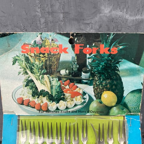 Vintage SNACK FORKS [J-181]
