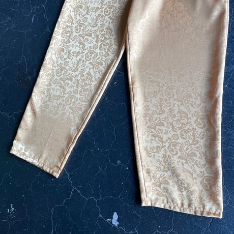 FLOWER SATIN EASY PANTS [S-3621]
