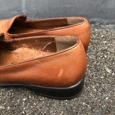 BROWN EATHER OPERA SHOES 23.5~24.0cm [S-0701]