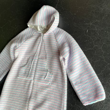 80’S FANCY BORDER FLEECE DRESS [S-1160]