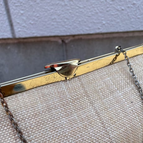 70’S STRAW CHAIN BAG [S-6245]