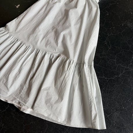 ONE SHOULDER STRIPE DRESS [S-2983]