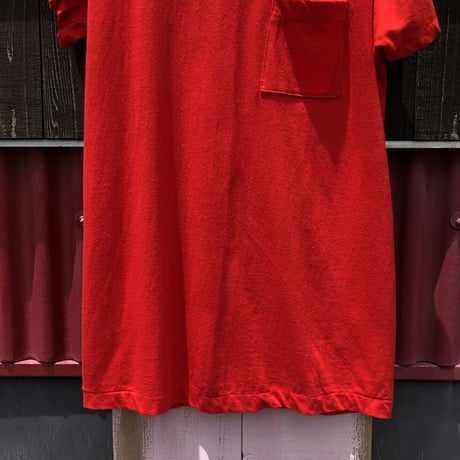 80’S BACK PRINT POCKET TEE [S-0113]