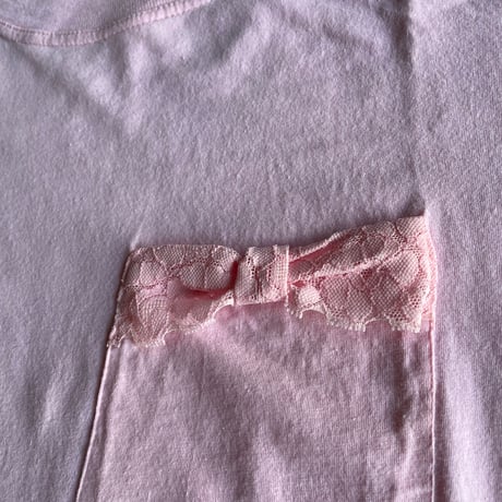 RIBBON POCKET TEE [S-3719]
