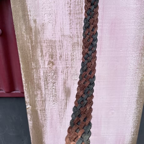 COLORFUL MESH LEATHER BELT [S-1660]