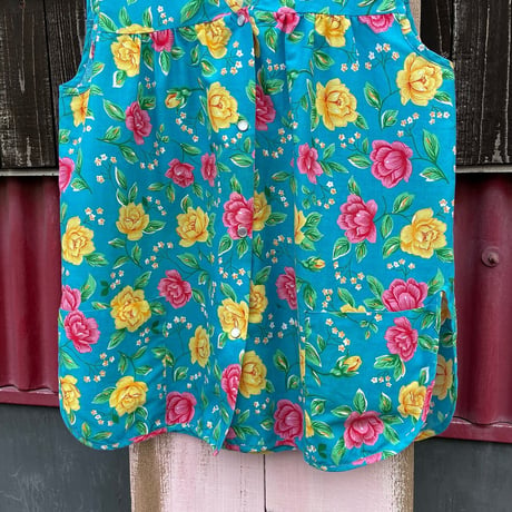 90’S FLOWER SMOCK VEST [S-3518]