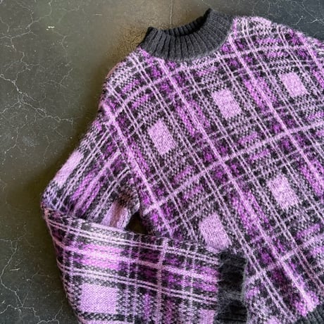 CHECK KNIT [S-2034]