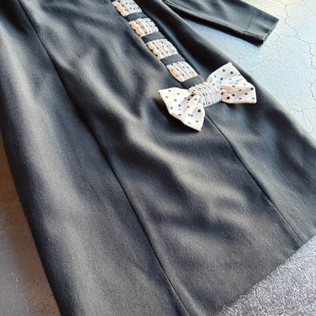 80’S RIBBON DRESS [S-1126]