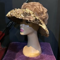 60’S STRAW CROSS DRESS HAT [S-2011]
