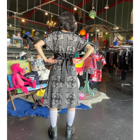 PAISLEY DESIGN DRESS [S-3152]