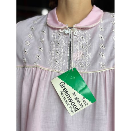 70’S EMBREIDERY DRESS DEAD [S-3496]
