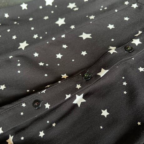 STAR SHIRT LONG DRESS [S-4378]