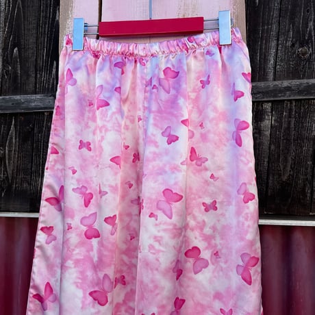 BUTTERFLY SATIN EASY PANTS [S-7617]
