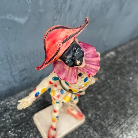 VINTAGE PIERROT ORNAMENT [J-209]