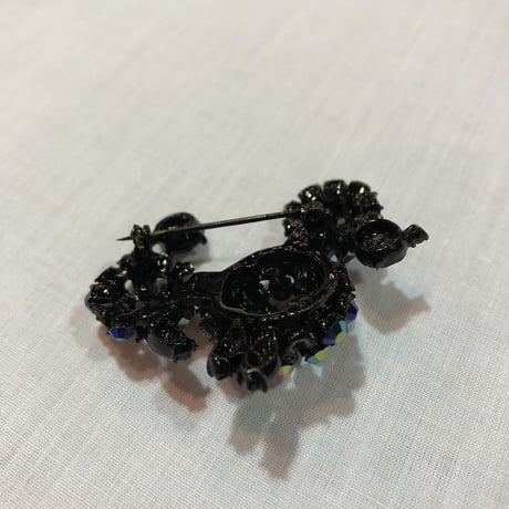 POODLE STONE BROOCH [HP-1855]