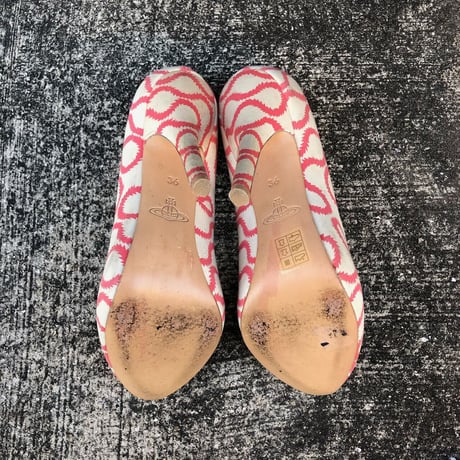 "Vivienne Westwood ANGLOMANIA " DESIGN PUMPS 23.0-24.0cm [S-4408]