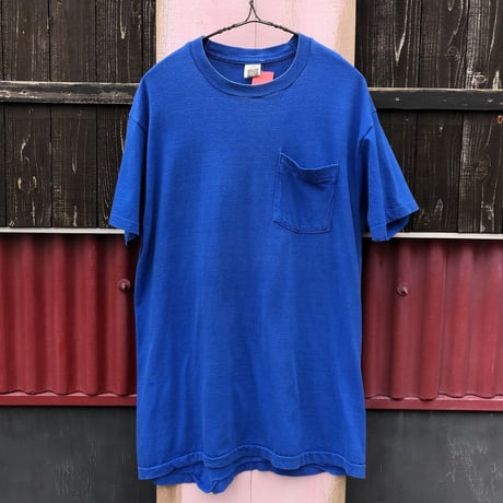 USA製 BLUE PLAIN POCKET TEE [S-1626]