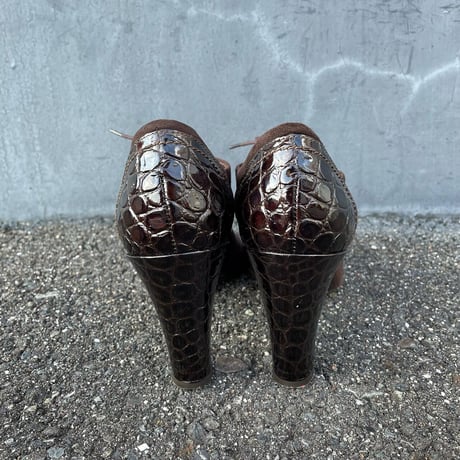 SUEDE DESIGN BOOTIE 23.0cm [S-8165]