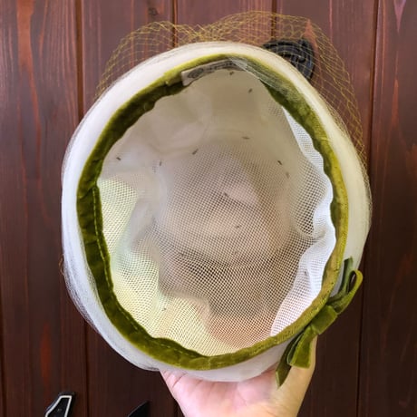 60'S TULLE DESIGN HAT [HP-1906]