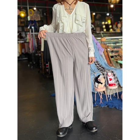 CRINKLE PLEATS PANTS [S-2373]