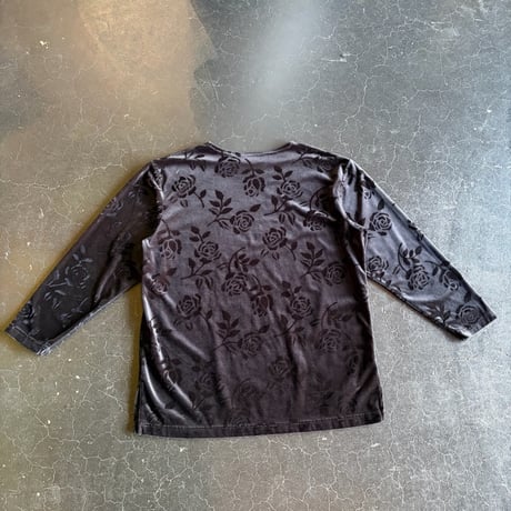 ROSE VELOUR TOPS [S-0722]