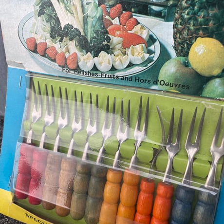 Vintage SNACK FORKS [J-181]