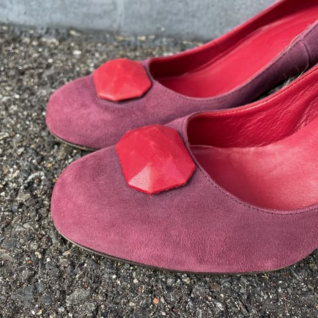 DESIGN SUEDE PUMPS 23.5cm [S-8171]
