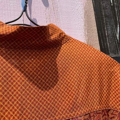 80’S PATTERN DESIGN SHIRT [S-5734]