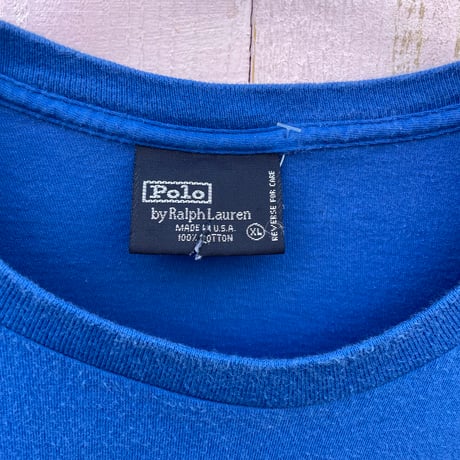 USA製 "POLO" COTTON POCKET T-SHIRT [S-7289]