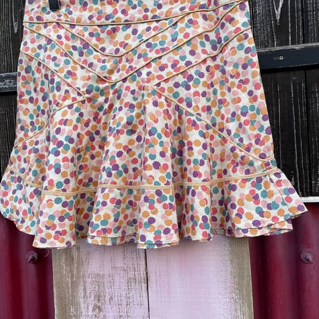 ”MARC JACOBS” FLOWER MINI SKIRT [S-8921]
