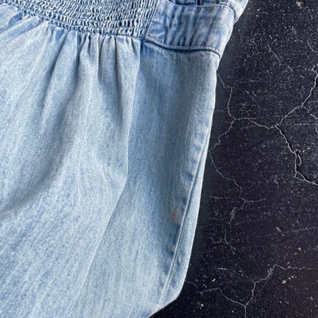 DENIM MINI DRESS [S-3672]