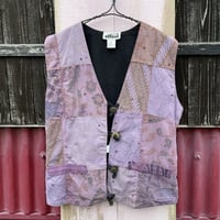 ETHNIC PATCHWORK VEST [S-1860]