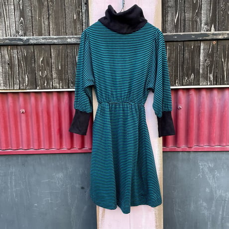 80’S BORDER DESIGN DRESS [S-8915]