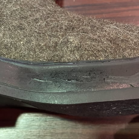 WOOL LONG BOOTS 28.0cm [S-5187]