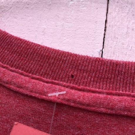 RED PLAIN TEE [S-1618]