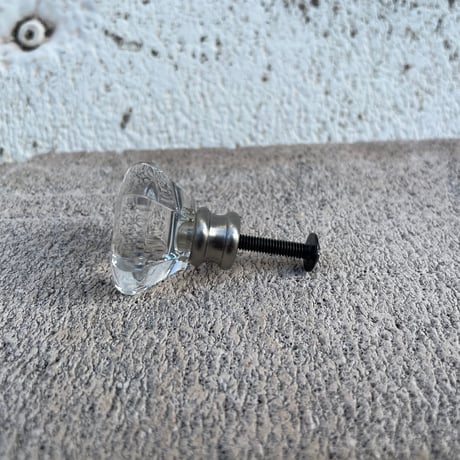 CLEAR HEXAGON DRAWER KNOB [J-115]