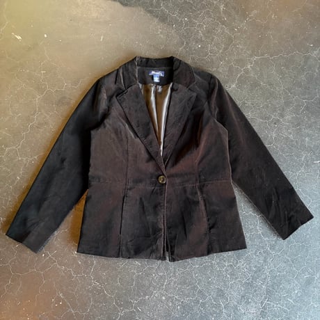 VELOUR TAILORED JACKET [S-2177]