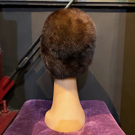 60’S MINK FUR CAP [S-4313]