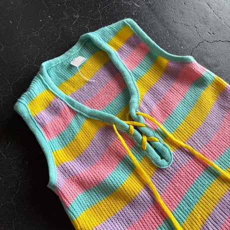70'S BORDER N/S KNIT [S-0663]