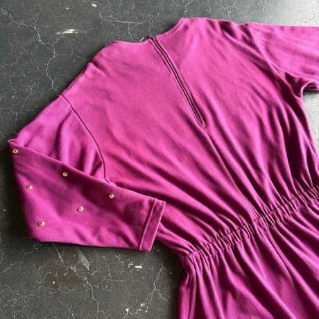 STUDS DESIGN LONG DRESS [S-2278]