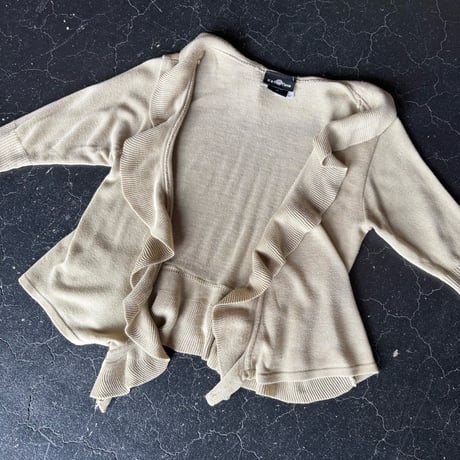 FRILL KNIT BOLERO [S-0205]