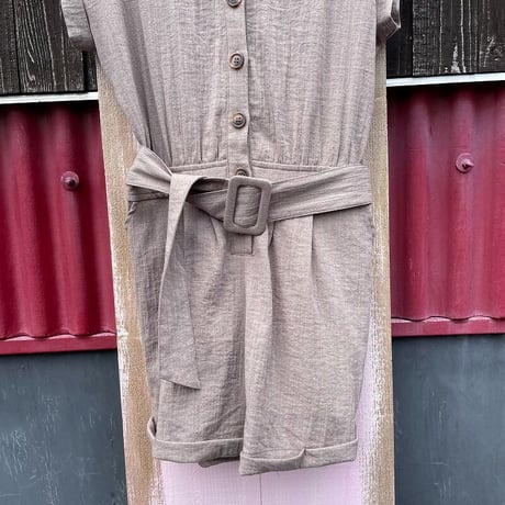 COTTON×LINEN JUMP SUIT [S-0761]