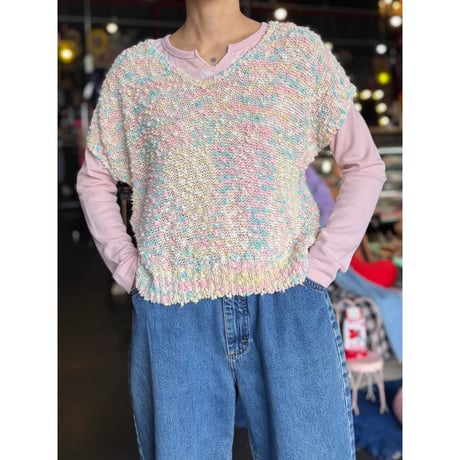 70’S FANCY N/S KNIT [S-3316]